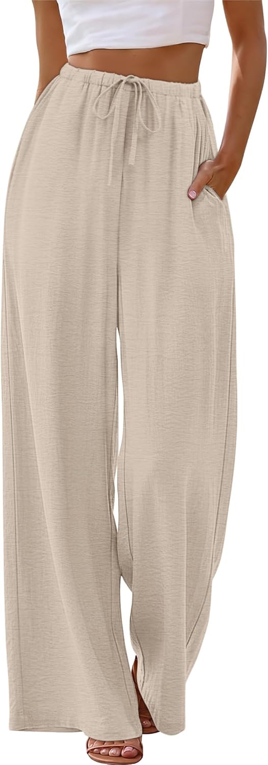 Pantaloni Palazzo Donna | Vita Elastica