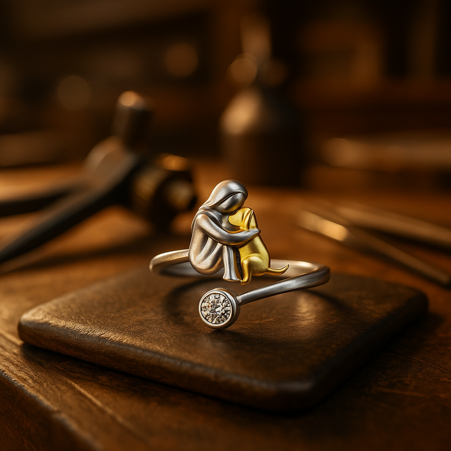 L'Abbraccio Eterno — Anello Regolabile