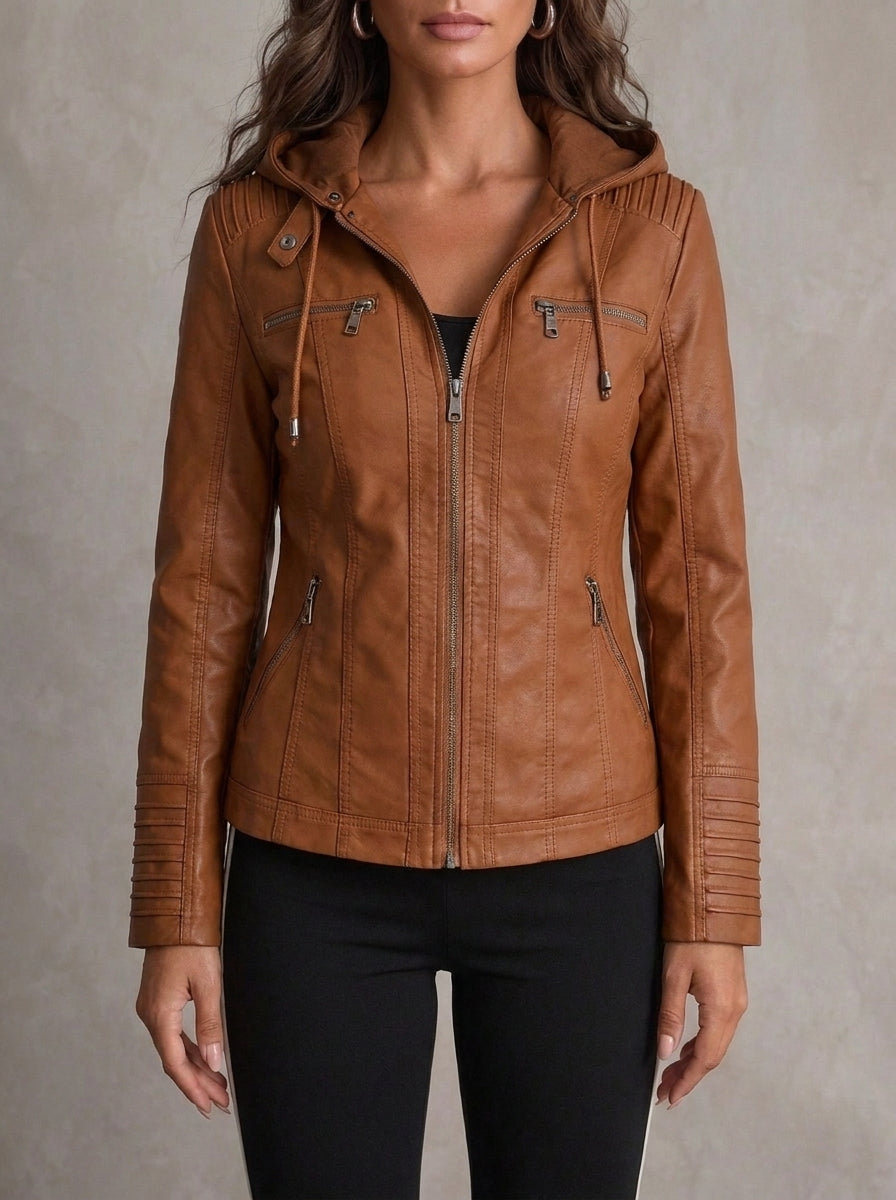 Asunción - Giacca in Pelle Resistente ed Elegante