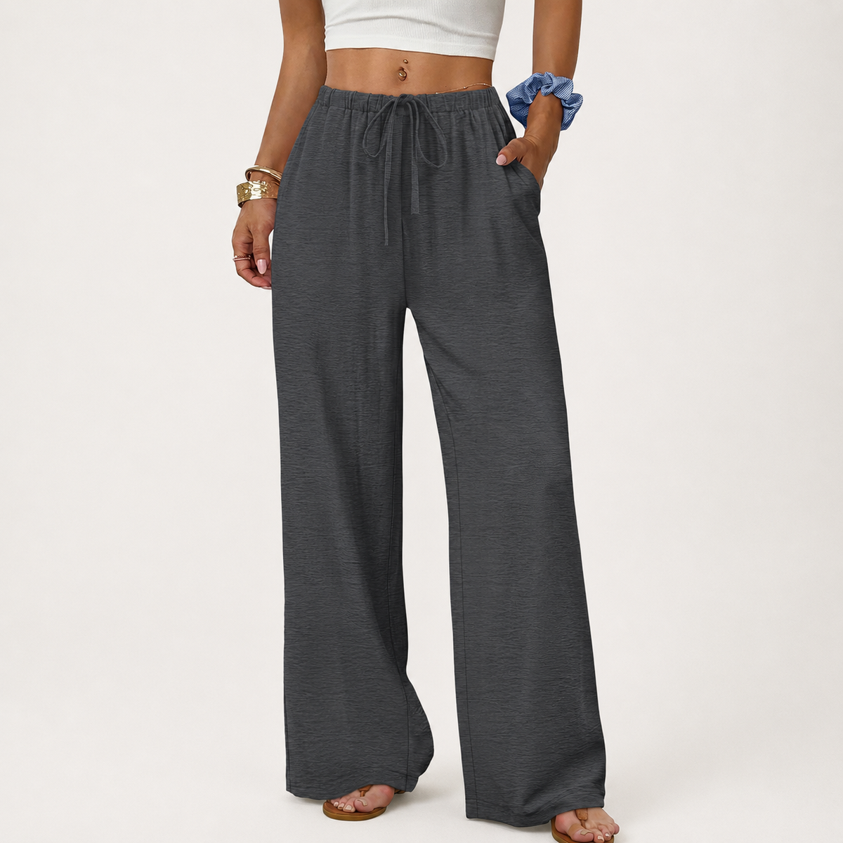 Pantaloni Palazzo Donna | Vita Elastica