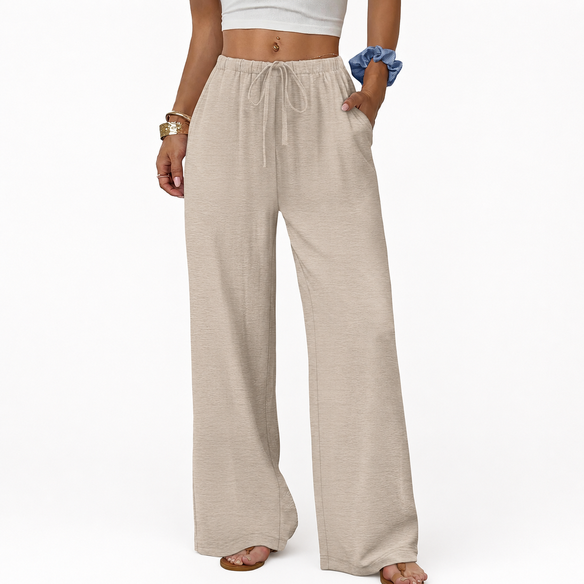 Pantaloni Palazzo Donna | Vita Elastica