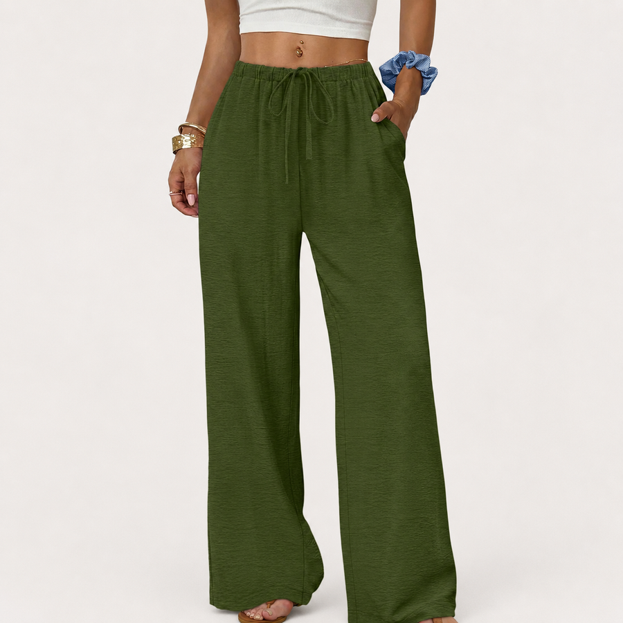 Pantaloni Palazzo Donna | Vita Elastica