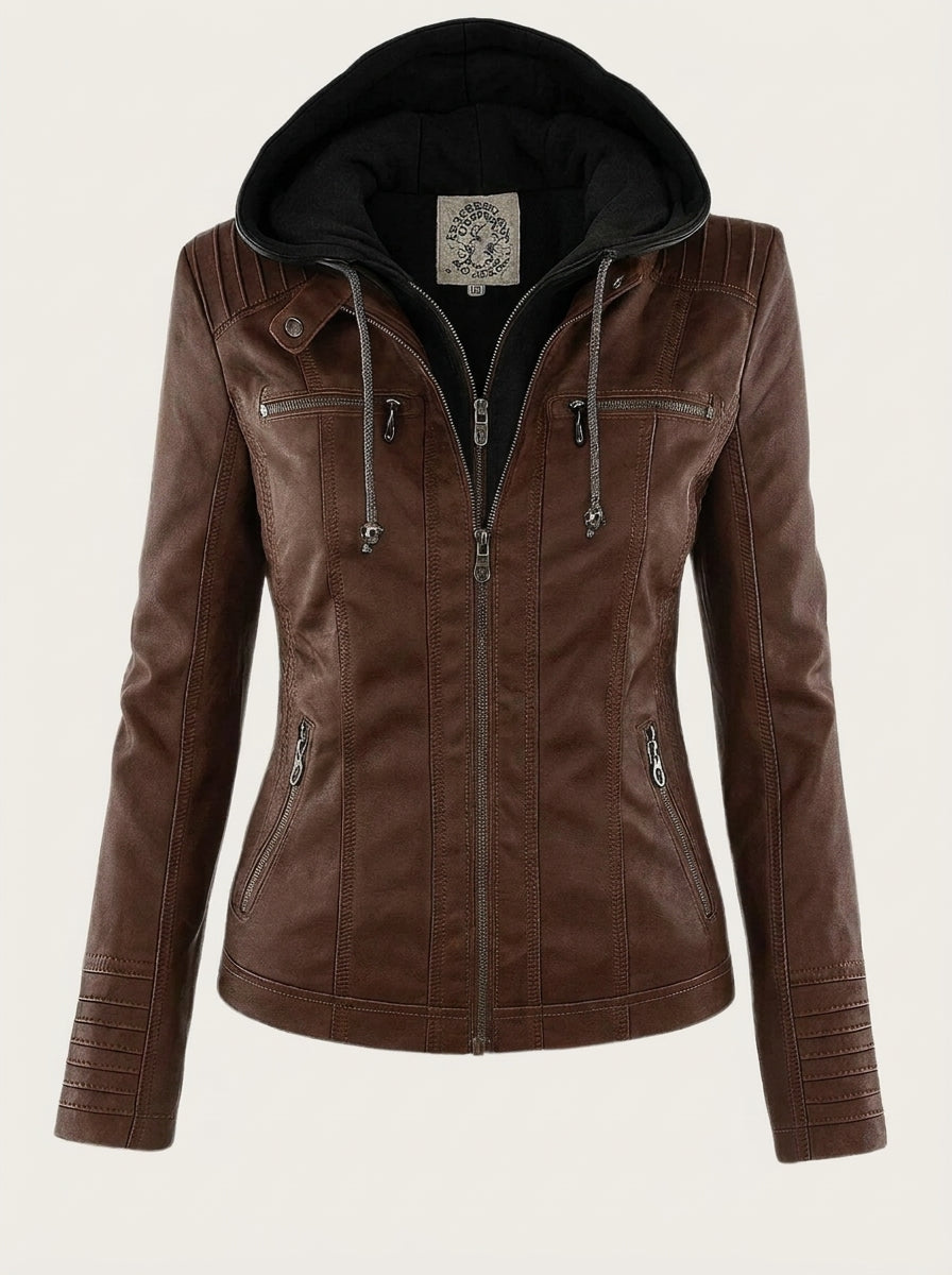 Asunción - Giacca in Pelle Resistente ed Elegante