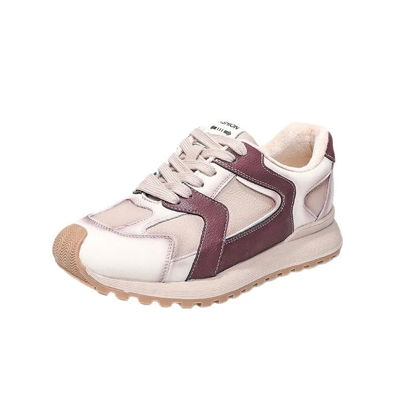 Sneakers Giulia | Retrò in Suede Patchwork