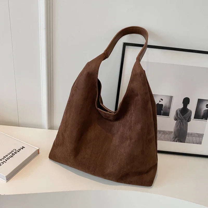 Valentina | Borsa Vintage Effetto Camoscio