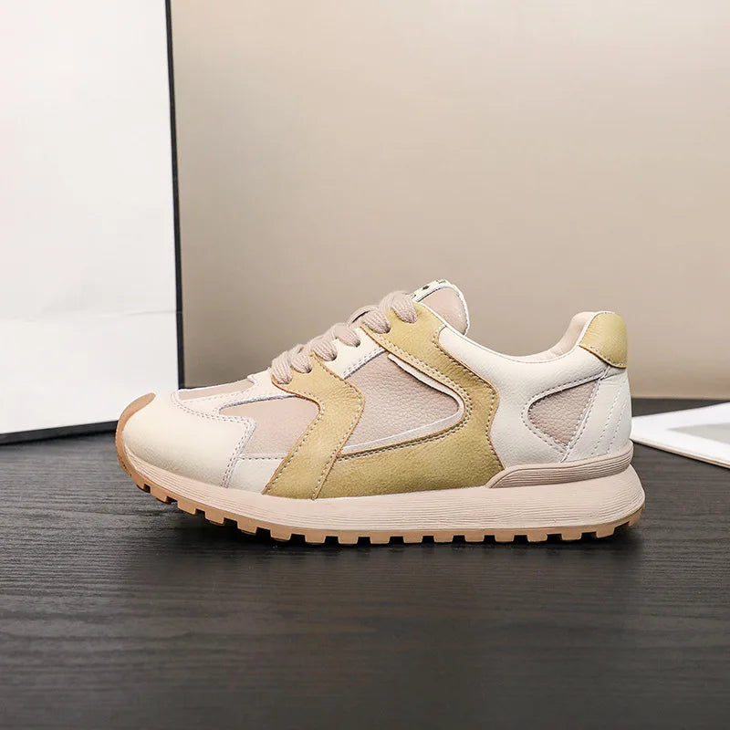 Sneakers Giulia | Retrò in Suede Patchwork