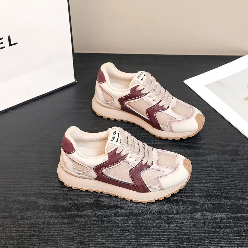 Sneakers Giulia | Retrò in Suede Patchwork