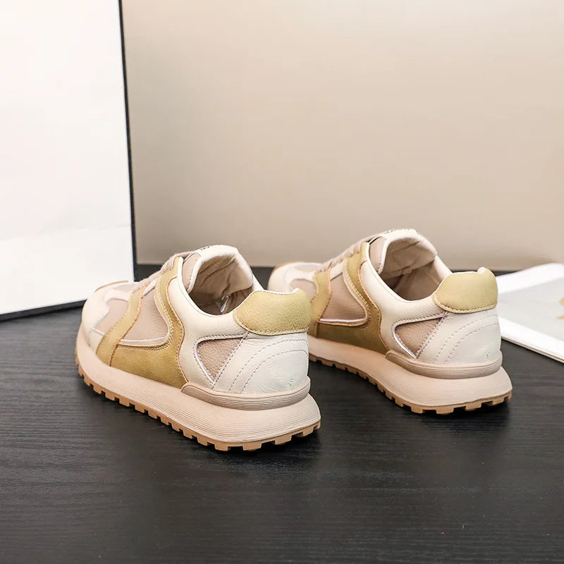 Sneakers Giulia | Retrò in Suede Patchwork