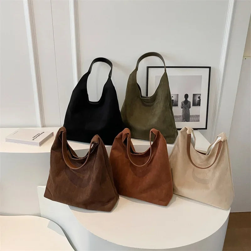 Valentina | Borsa Vintage Effetto Camoscio