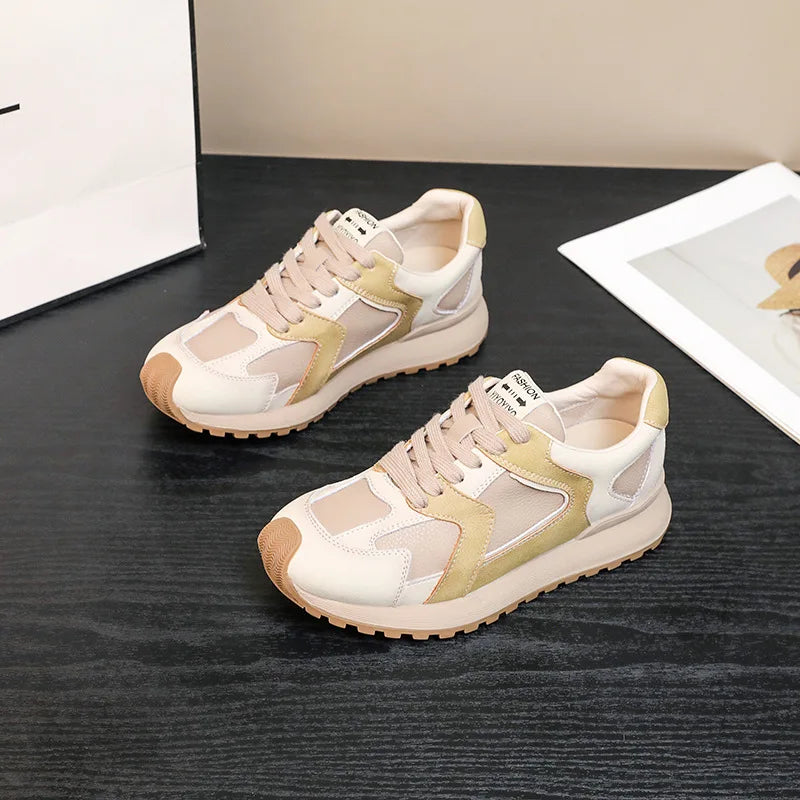 Sneakers Giulia | Retrò in Suede Patchwork