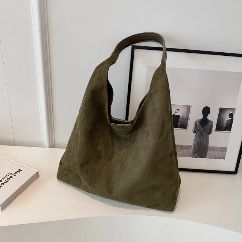 Valentina | Borsa Vintage Effetto Camoscio
