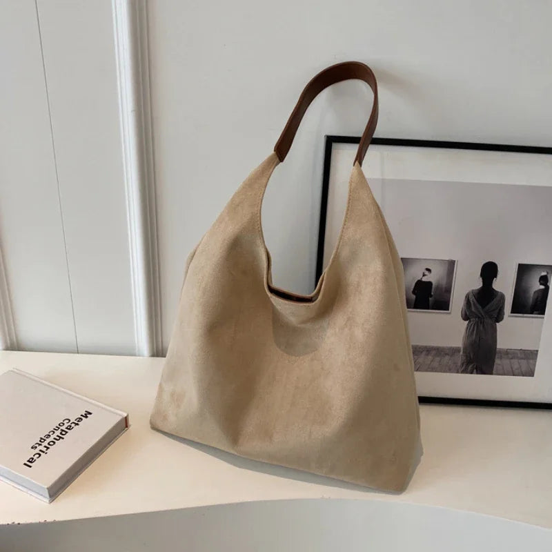 Valentina | Borsa Vintage Effetto Camoscio