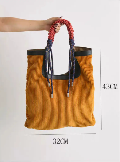 Felicia | Borsa in Velluto a Coste
