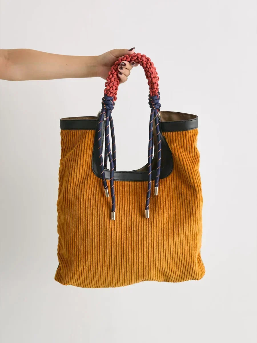 Felicia | Borsa in Velluto a Coste