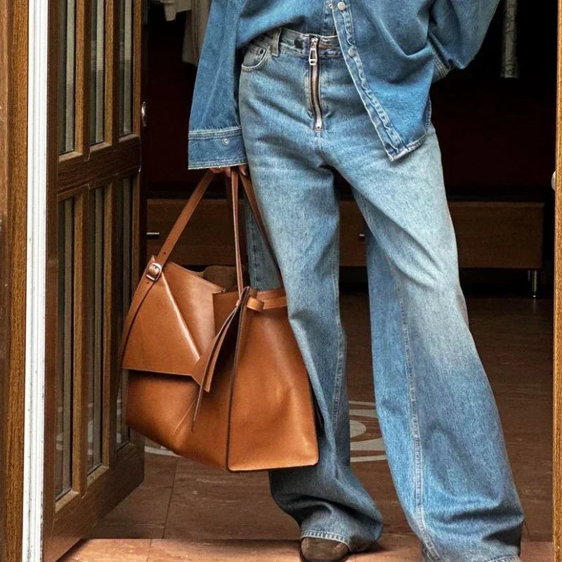 Annalisa | Borsa Tote con Pieghe