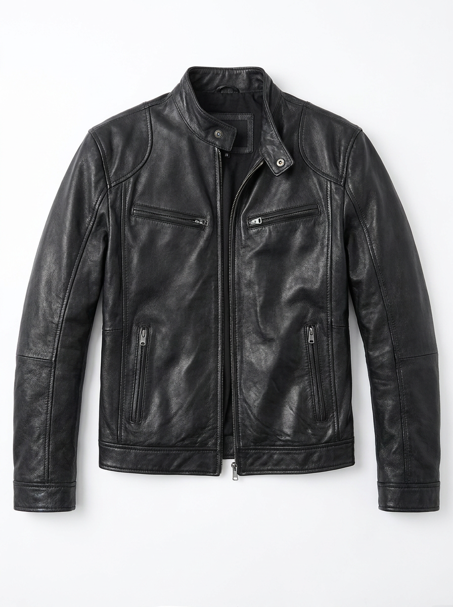ROUSSEL | Giacca in pelle casual