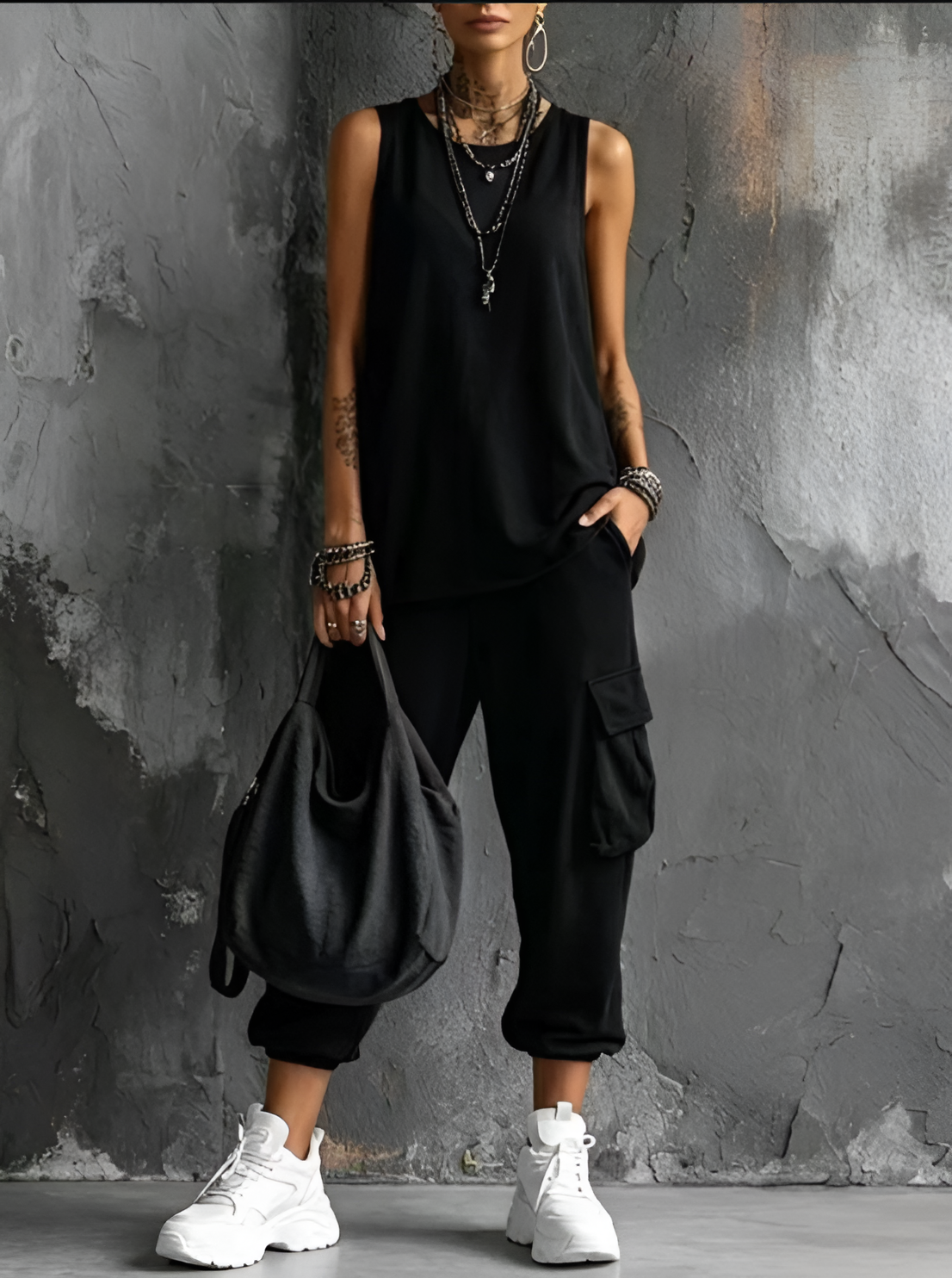 LaVina | Completo Casual Morbido con Tasche | LUCIANA