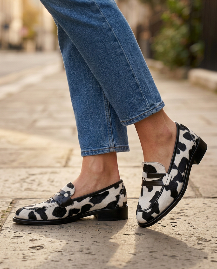 Mocassino Nives — Mucca con Mascherina Penny
