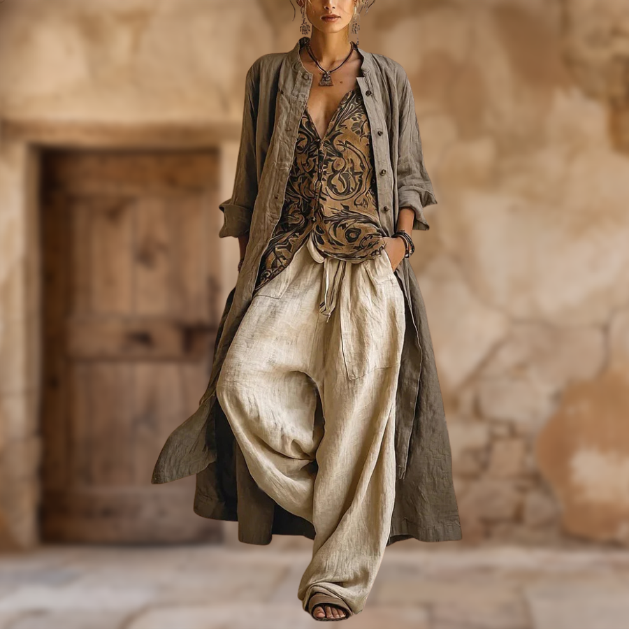 LaVina | Completo Bohemien Fluido Stratificato | MIA